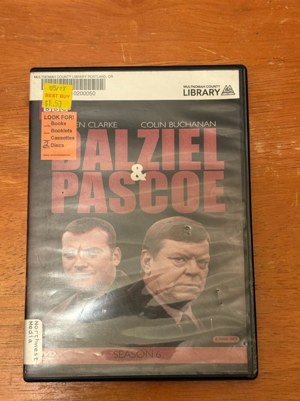 Dalziel & Pascoe Season 6 DVD